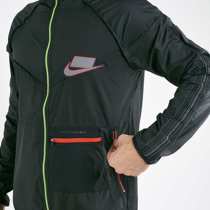 Nike Men's Wild Run Windrunner Running Jacket Grey Nike Men's Wild Run Windrunner Running Jacket Grey image number 3