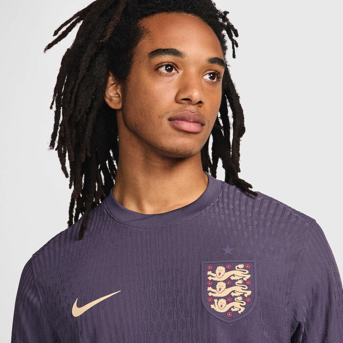 Nike Men's England Team 2024/25 Match Away Dri-FIT ADV Football Authentic Shirt Grey Nike Men's England Team 2024/25 Match Away Dri-FIT ADV Football Authentic Shirt Grey image number 2