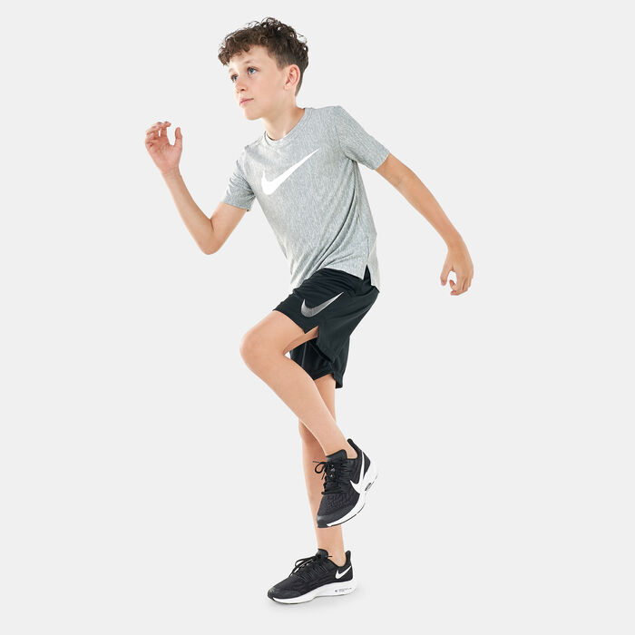 Nike Kids’ Dri-Fit Training Shorts (Older Kids) Black Nike Kids’ Dri-Fit Training Shorts (Older Kids) Black image number 2