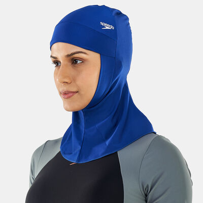 Speedo Women's Modest Deluxe Head Cover White