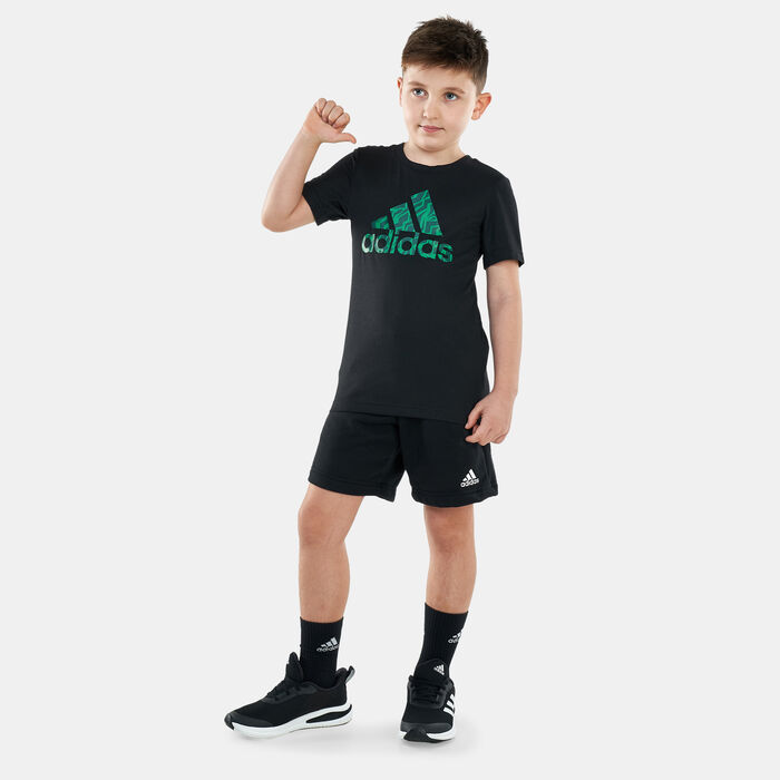 adidas Kids' Aeroready Primegreen T-Shirt Black adidas Kids' Aeroready Primegreen T-Shirt Black image number 2