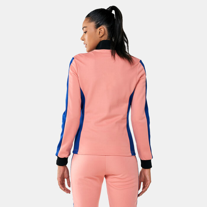 ellesse Women's Slimline Track Top Pink image number 1