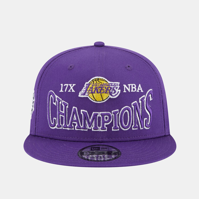 New Era Men's LA Lakers Champions Patch 9FIFTY Cap Purple New Era Men's LA Lakers Champions Patch 9FIFTY Cap Purple image number 0