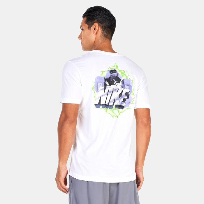 Nike Men's Dri-FIT Training T-Shirt White Nike Men's Dri-FIT Training T-Shirt White image number 1
