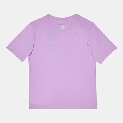 adidas Originals Kids' Graphic Logo T-Shirt Pink adidas Originals Kids' Graphic Logo T-Shirt Pink