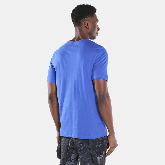 Nike Men's Dri-FIT Training T-Shirt Blue Nike Men's Dri-FIT Training T-Shirt Blue image number 1