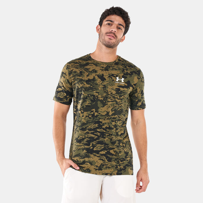 Under Armour Men's UA ABC Camo Print T-Shirt Green image number 0