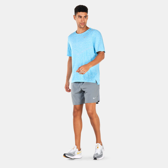 Nike Men's Challenger Dri-FIT Unlined Running Shorts Grey image number 2