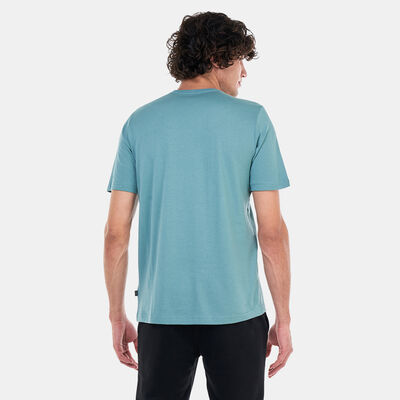 PUMA Men's Essentials+ 2 Colour Logo T-Shirt Green