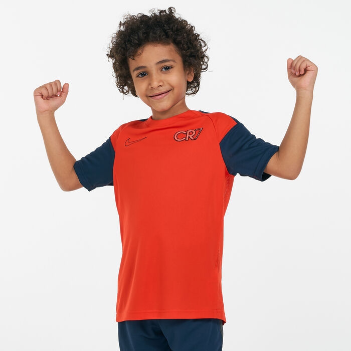 Nike Kids' Dri-FIT CR7 Top Red Nike Kids' Dri-FIT CR7 Top Red image number 0