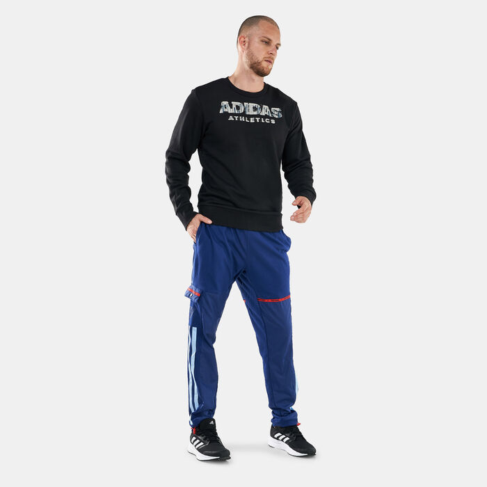 adidas Men's Trae Pants Blue image number 2