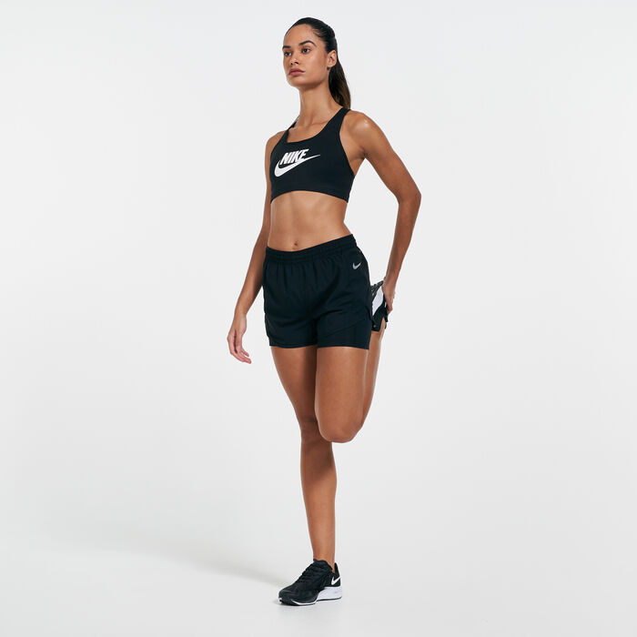 Nike Women's Tempo 2-In1 Luxe Shorts Black Nike Women's Tempo 2-In1 Luxe Shorts Black image number 2