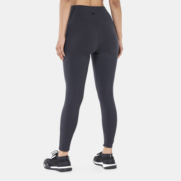 adidas Women's Yoga Luxe Studio 7/8 Leggings Black image number 1