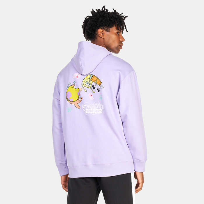 PUMA Men's x SPONGEBOB Hoodie Purple image number 1
