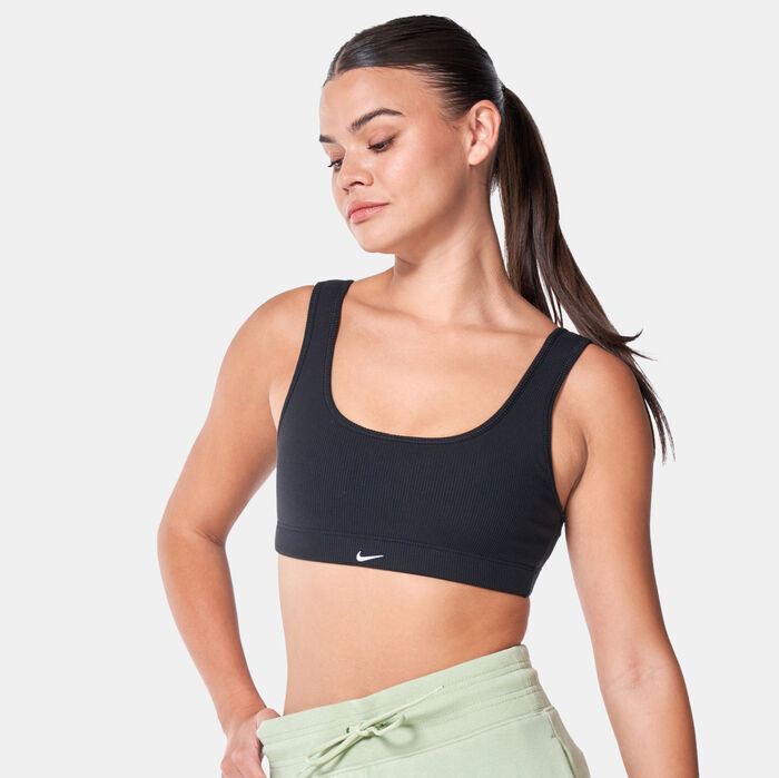 Nike Women's Alate All U Light-Support Training Sports Bra Black Nike Women's Alate All U Light-Support Training Sports Bra Black image number 0