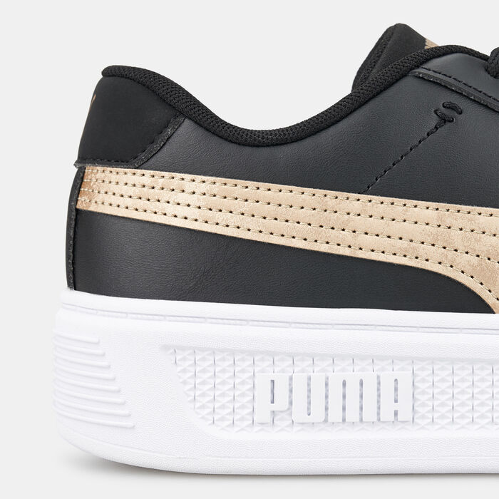 PUMA Women's Smash Platform v3 Space Metallics Shoe Black image number 4