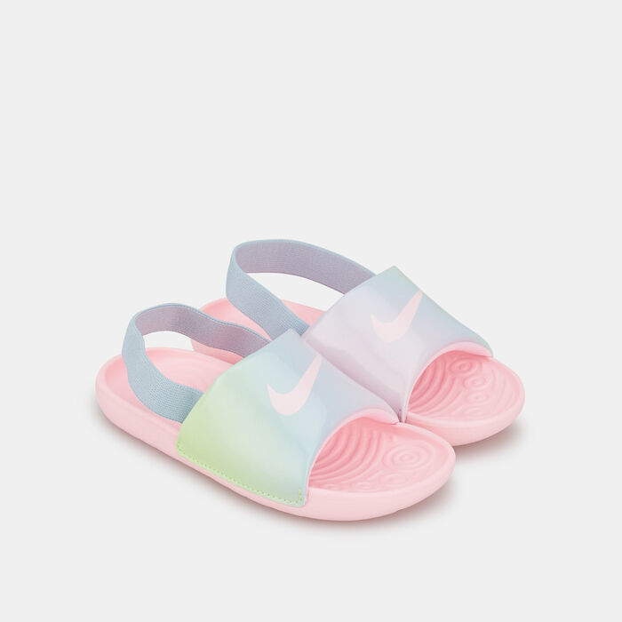 Nike Kids' Kawa SE Slides Green image number 0