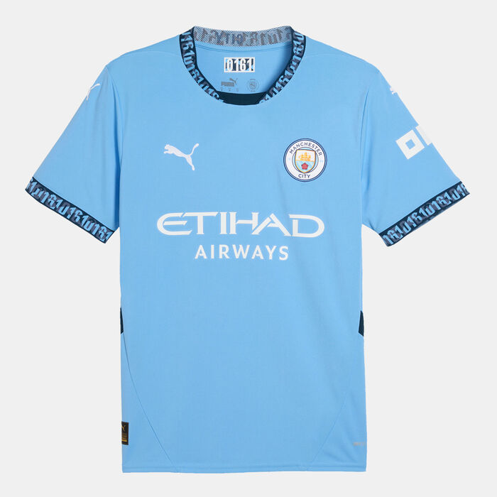 PUMA Men's Manchester City 24/25 Home Replica Football Jersey Blue PUMA Men's Manchester City 24/25 Home Replica Football Jersey Blue image number 0