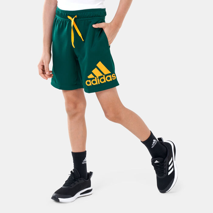 adidas Kids' Designed 2 Move Logo Shorts Green adidas Kids' Designed 2 Move Logo Shorts Green image number 0