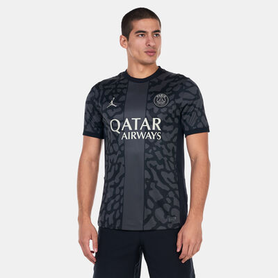 Jordan Men's Dri-FIT Paris Saint-Germain Stadium Third Football Jersey - 2023/24 Black