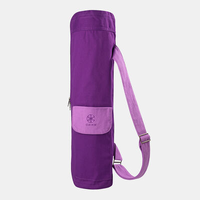 Gaiam Sparkling Grape Yoga Mat Bag Black Gaiam Sparkling Grape Yoga Mat Bag Black