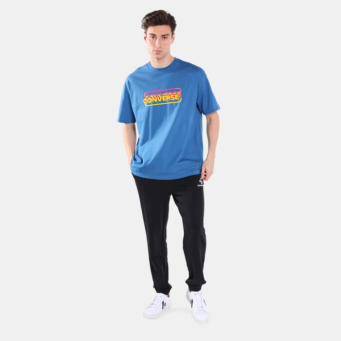 Converse Men's Retro Gamer T-Shirt Blue Converse Men's Retro Gamer T-Shirt Blue image number 2