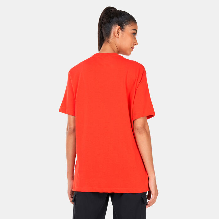 Nike Women's Air Sportswar T-Shirt Red Nike Women's Air Sportswar T-Shirt Red image number 1