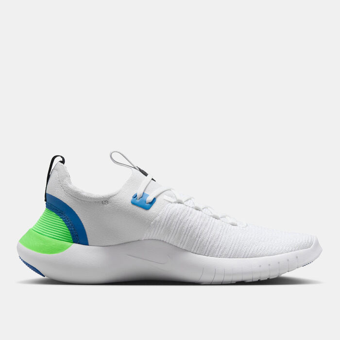 Nike Men's Free Run Flyknit Next Nature Road Running Shoes White Nike Men's Free Run Flyknit Next Nature Road Running Shoes White image number 2