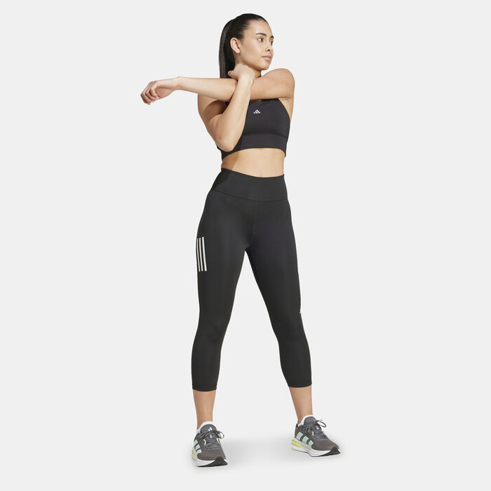 adidas Women's Own The Run 3/4 Leggings Black adidas Women's Own The Run 3/4 Leggings Black image number 2