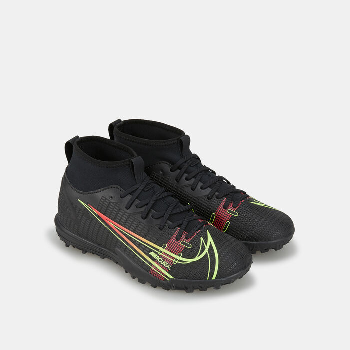 Nike Kids' Superfly 8 Academy Turf Ground Football Shoe Black Nike Kids' Superfly 8 Academy Turf Ground Football Shoe Black image number 1