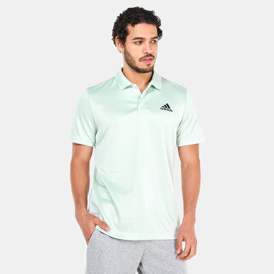 adidas Men's Designed to Move 3-Stripes Polo Shirt Green