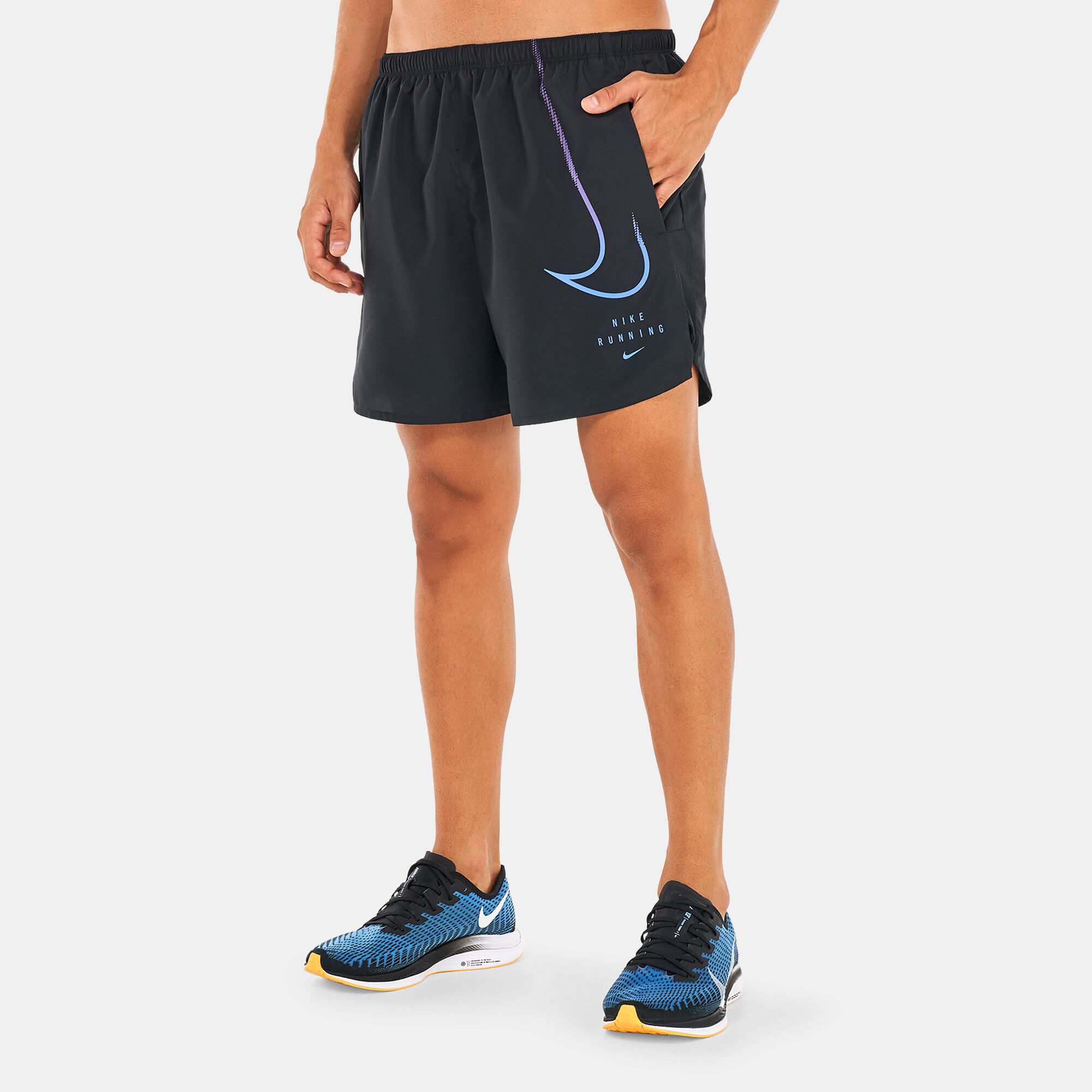 Men s Dri FIT Run Division Challenger Shorts Black Nike in Qatar SSS