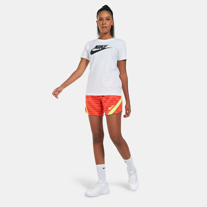 Nike Women's Dri-FIT Strike Knitted Shorts Red Nike Women's Dri-FIT Strike Knitted Shorts Red image number 2