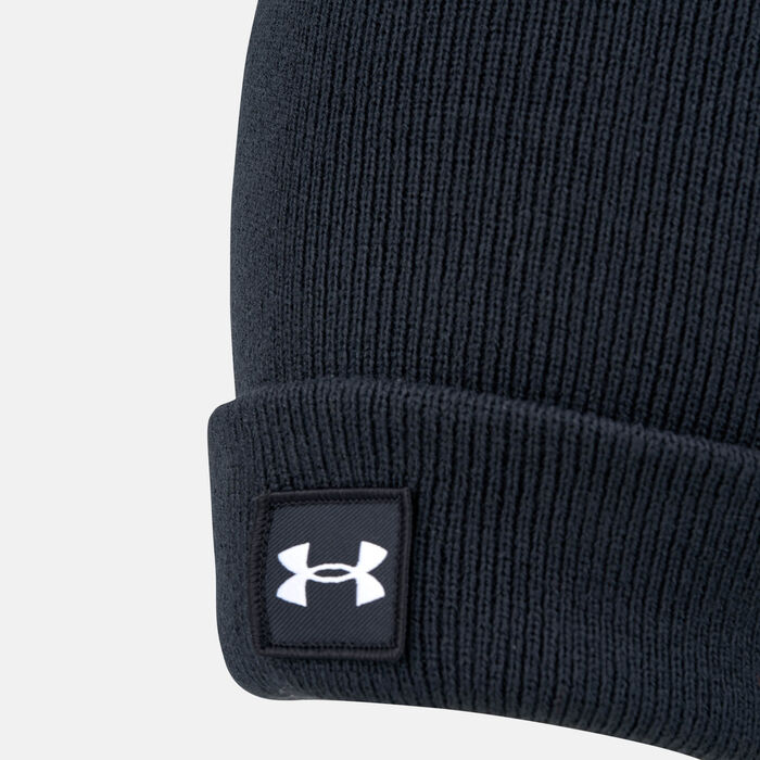 Under Armour Men's UA Halftime Cuff Beanie Black image number 2