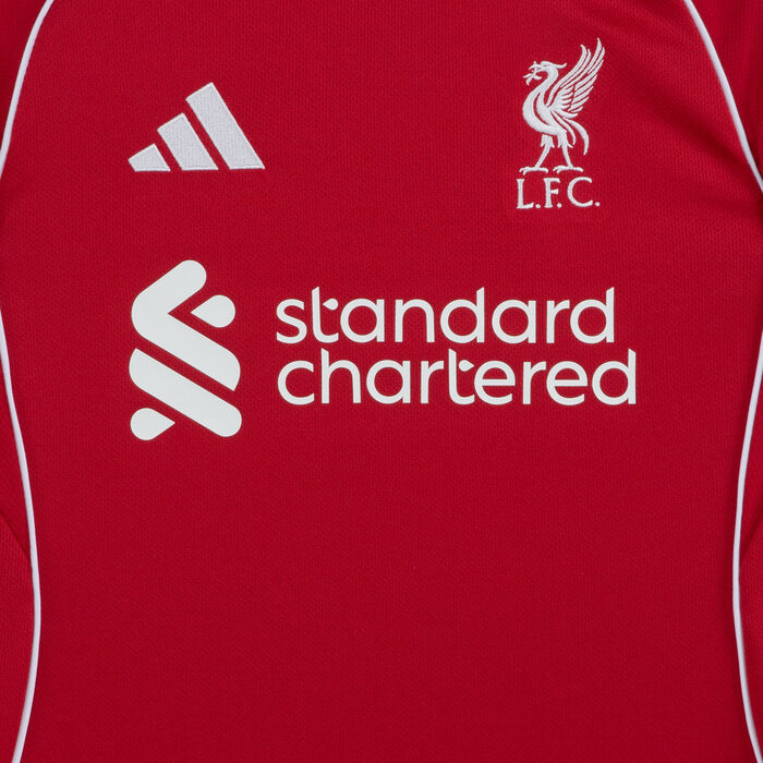 adidas Kids' Liverpool 25/26 Home Replica Football Jersey Red image number 2