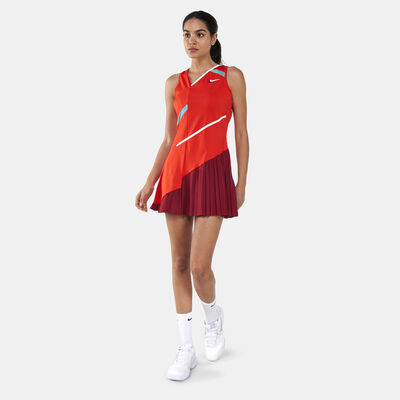 Nike Women's Court Dri-FIT Dress Red