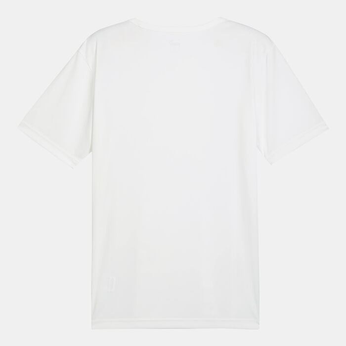 PUMA Men's individualRISE Graphic Football Jersey White PUMA Men's individualRISE Graphic Football Jersey White image number 1