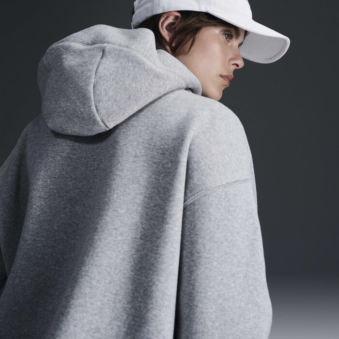 Nike Women's Sportswear Phoenix Fleece Full-Zip Hoodie Grey Nike Women's Sportswear Phoenix Fleece Full-Zip Hoodie Grey image number 2