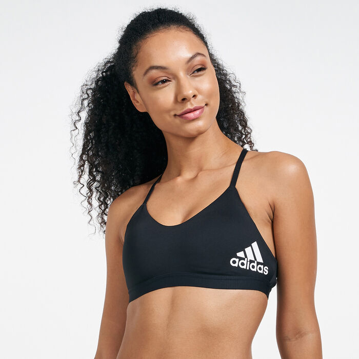 adidas Women's All Me Padded Sports Bra Black adidas Women's All Me Padded Sports Bra Black image number 0
