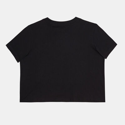 Nike Kids' Sportswear Cropped T-Shirt (Older Kids) Black
