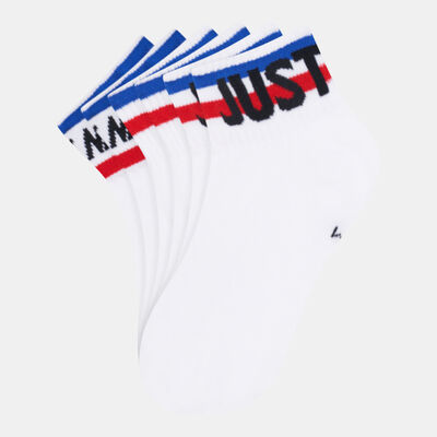 Nike Men's Sportswear Everyday Essential Ankle Socks (3 Pack) White Nike Men's Sportswear Everyday Essential Ankle Socks (3 Pack) White