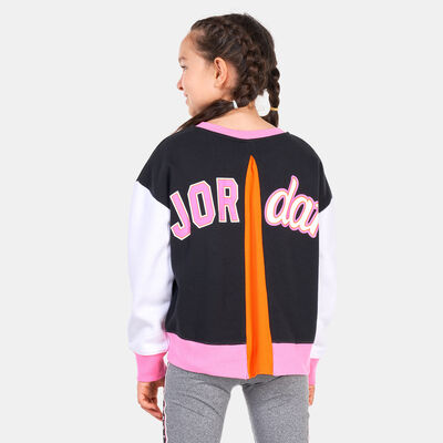 Nike Kids' On The Court Crew Sweatshirt (Older Kids) Black Nike Kids' On The Court Crew Sweatshirt (Older Kids) Black