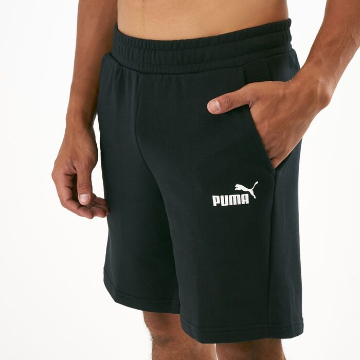 PUMA Men's Essential Sweat Bermudas 10 Inch Shorts Black image number 3