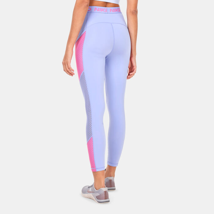 Nike Women's Dri-FIT High-Rise 7/8 Leggings Blue Nike Women's Dri-FIT High-Rise 7/8 Leggings Blue image number 1