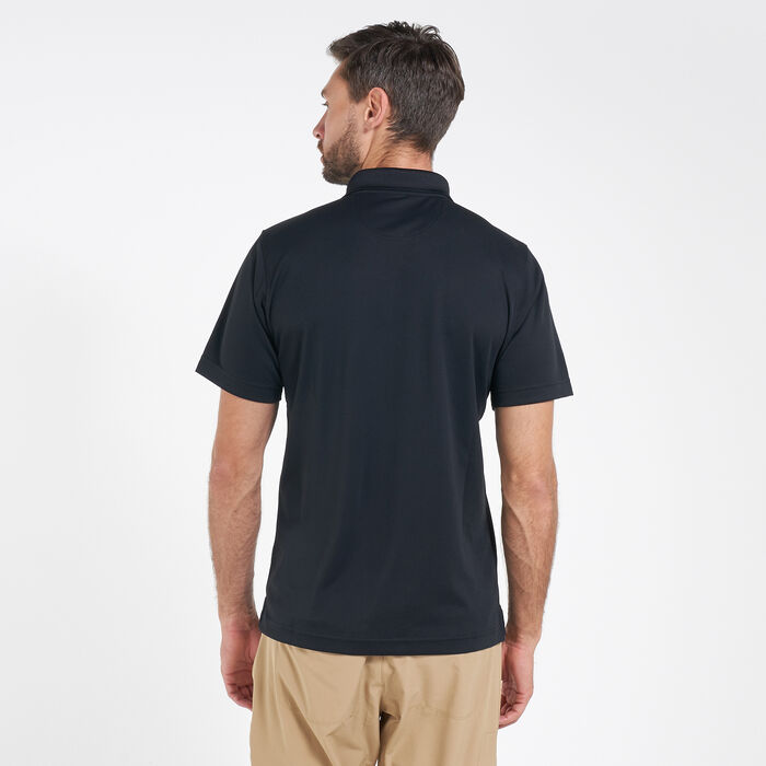 Columbia Men's Utilizer™ Polo T-Shirt Black Columbia Men's Utilizer™ Polo T-Shirt Black image number 1