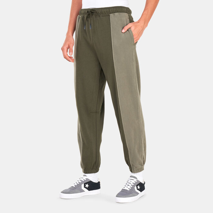 Converse Paneled Knit Joggers Green Converse Paneled Knit Joggers Green image number 0