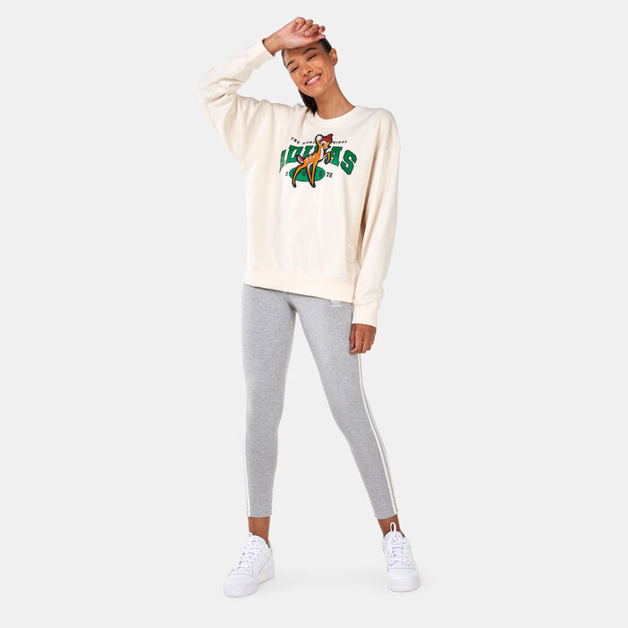 adidas Originals Women's x Disney Bambi Graphic Sweatshirt Beige adidas Originals Women's x Disney Bambi Graphic Sweatshirt Beige image number 2