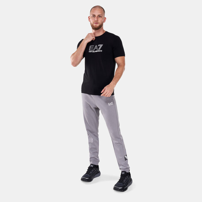 EA7 Emporio Armani Men's Train Graphic Series Sweatpants Grey EA7 Emporio Armani Men's Train Graphic Series Sweatpants Grey image number 2