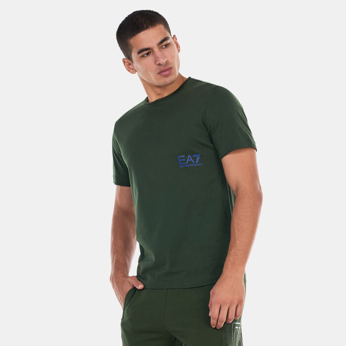 EA7 Emporio Armani Men's Logo Pack T-Shirt Green EA7 Emporio Armani Men's Logo Pack T-Shirt Green image number 0