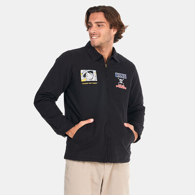 Vans Men's x One Piece Station Jacket Black Vans Men's x One Piece Station Jacket Black